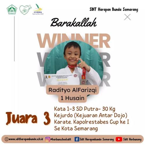 Prestasi SDIT Harapan Bunda Semarang Th 2023