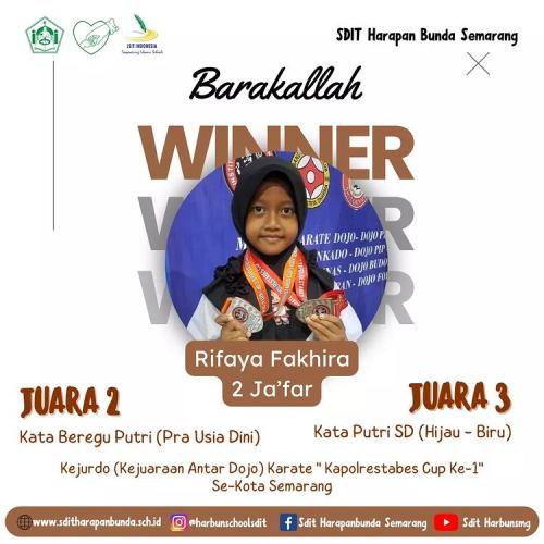 Prestasi SDIT Harapan Bunda Semarang Th 2023