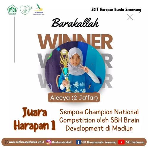 Prestasi SDIT Harapan Bunda Semarang Th 2023