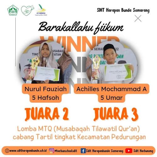 Prestasi SDIT Harapan Bunda Semarang Th 2023