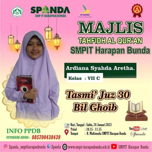 Prestasi SMPIT Harapan Bunda Semarang Th 2023