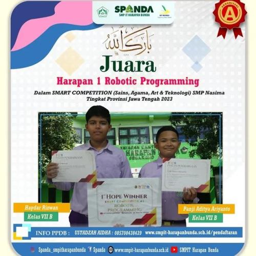 Prestasi SMPIT Harapan Bunda Semarang Th 2023