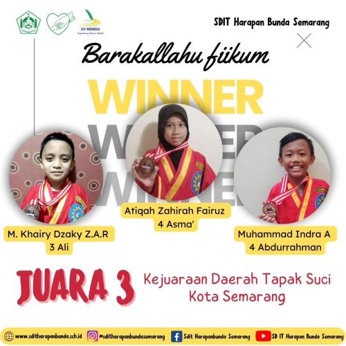 Prestasi SDIT Harapan Bunda Semarang Th 2023