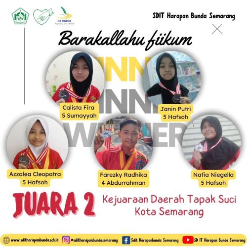 Prestasi SDIT Harapan Bunda Semarang Th 2023