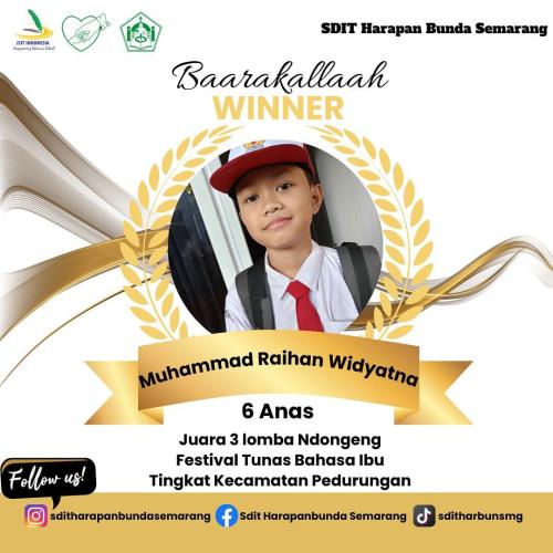 Prestasi SDIT Harapan Bunda Semarang Th 2023