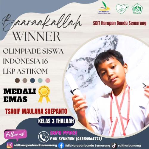 Prestasi SDIT Harapan Bunda SemarangTh 2023