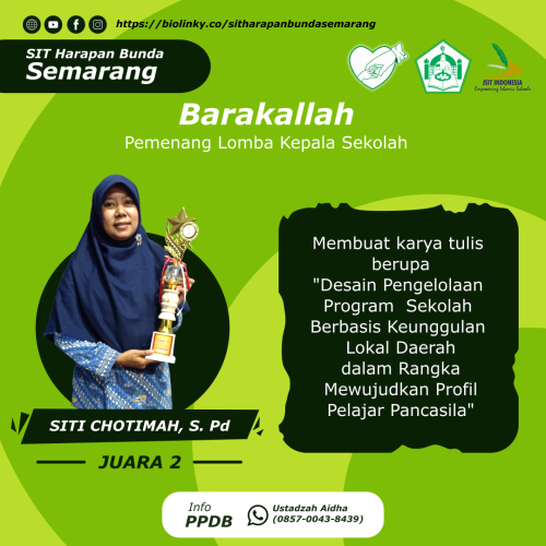 Prestasi Guru SMPIT Harapan Bunda Semarang