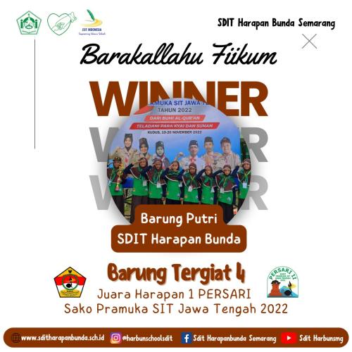 Prestasi SDIT Harapan Bunda Semarang Th 2023