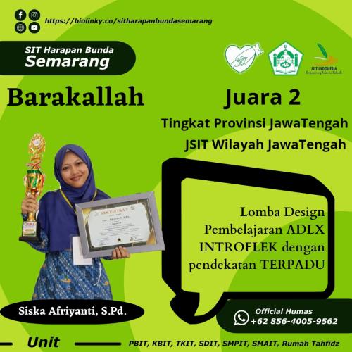 Prestasi Guru SMPIT Harapan Bunda Semarang