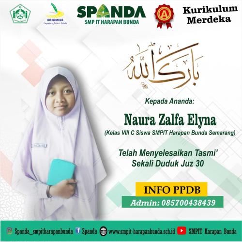 Prestasi SMPIT Harapan Bunda Semarang Th 2023