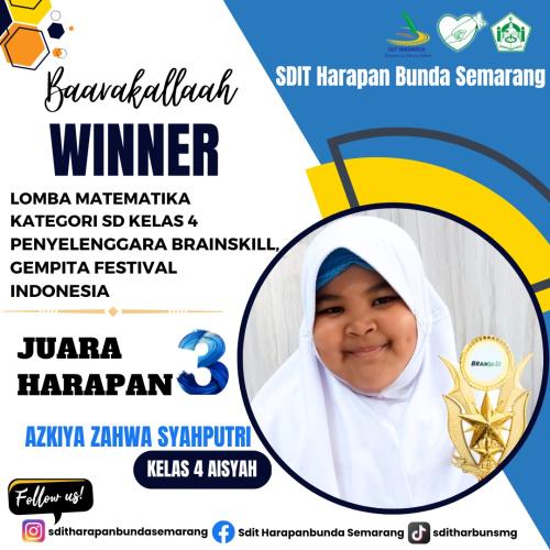 Prestasi SDIT Harapan Bunda Semarang Th 2023