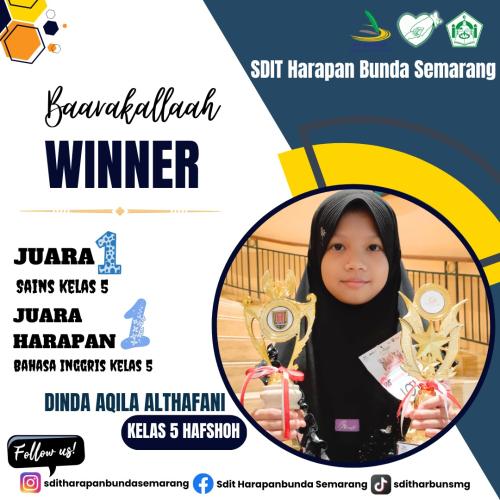 Prestasi SDIT Harapan Bunda Semarang Th 2023