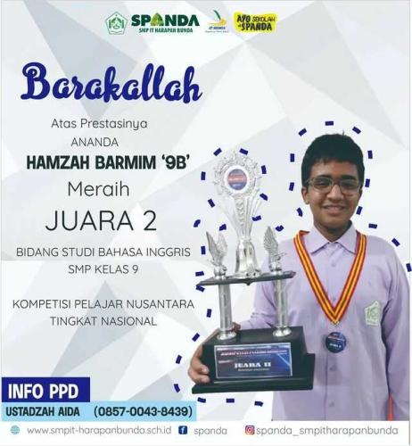 Prestasi SMPIT Harapan Bunda Semarang Th 2023